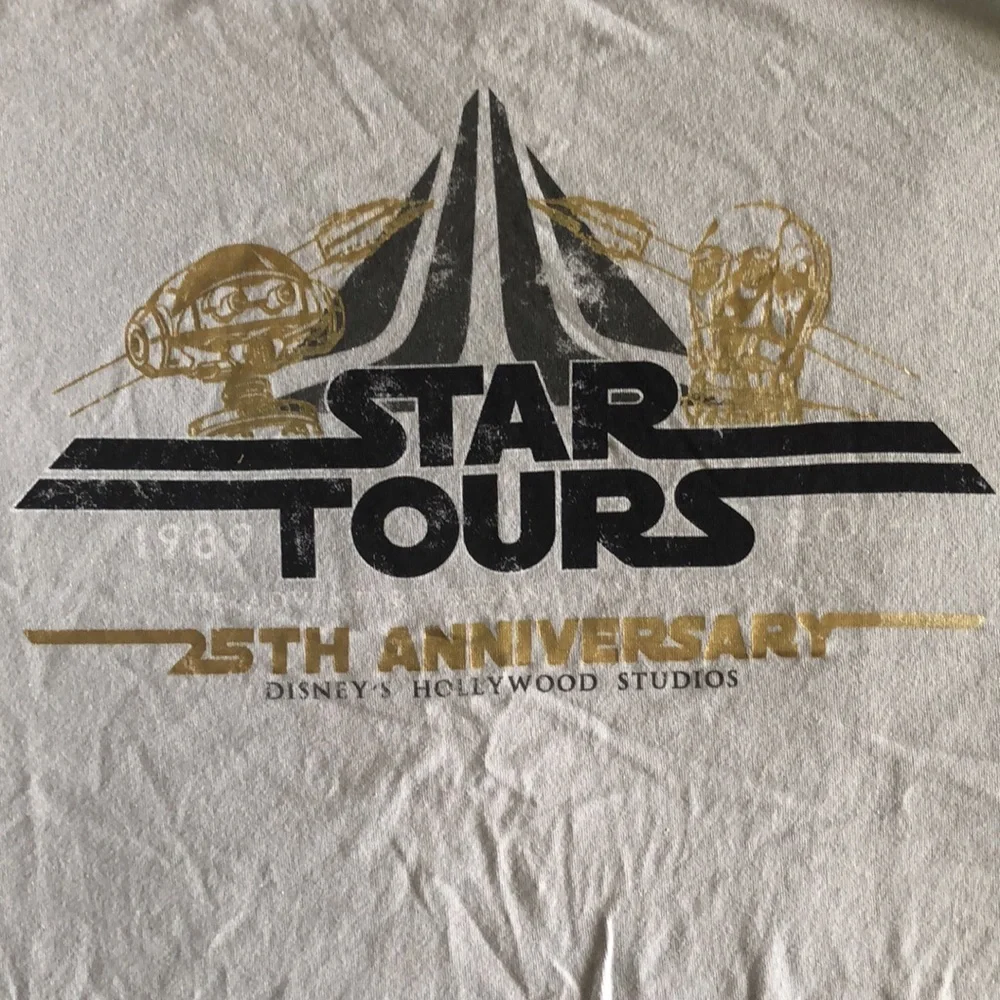 Hanes Star Wars “Star Tours” 25th Anniversary T-Shirt - Picture 3 of 9